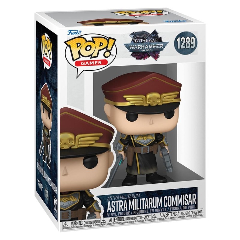 Warhammer 40.000 BURGERS! Games Vinyl Astra Militarum Commissar Figuur 9 cm