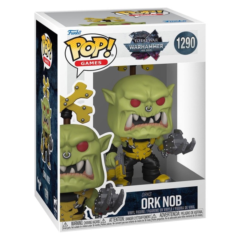 Warhammer 40,000 POP! Games Vinyl figurine Ork Nob 9 cm