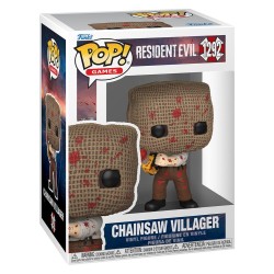 Resident Evil POP! Games Vinyl Kettingzaag Villager figuur 9 cm