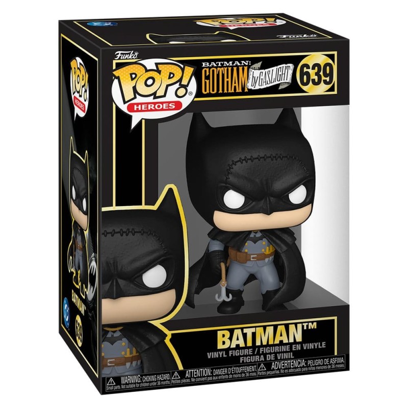 DC Door de jaren heen POP! Heroes Vinyl Batman Figuur (Gotham by Gaslight) 9 cm