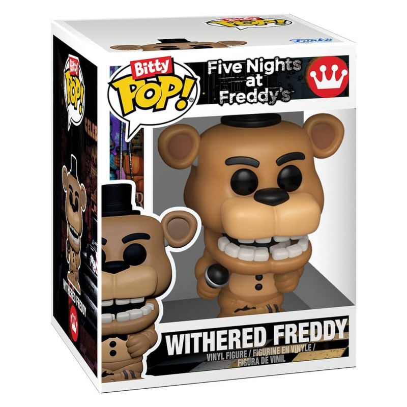 Five Nights at Freddy's pack 2 Bitty POP-figuren! Vinyl Withered Freddy & Sun & Moon 2 cm