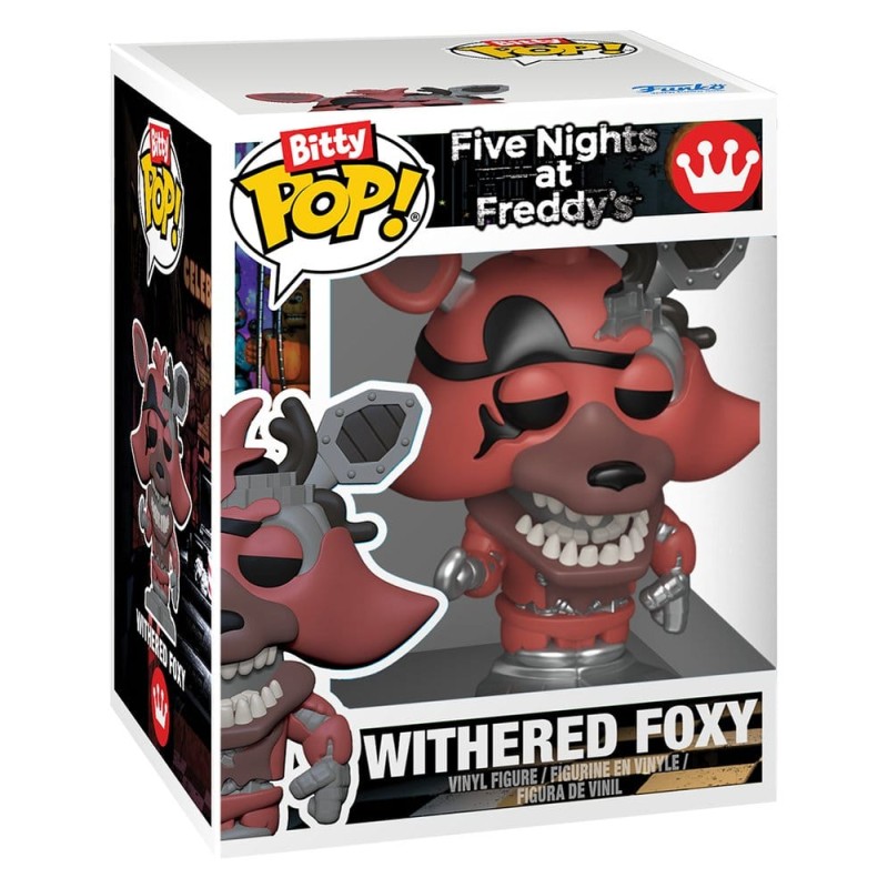 Five Nights at Freddy's pack 2 figurines Bitty POP! Vinyl Withered Foxy & Marionette 2 cm