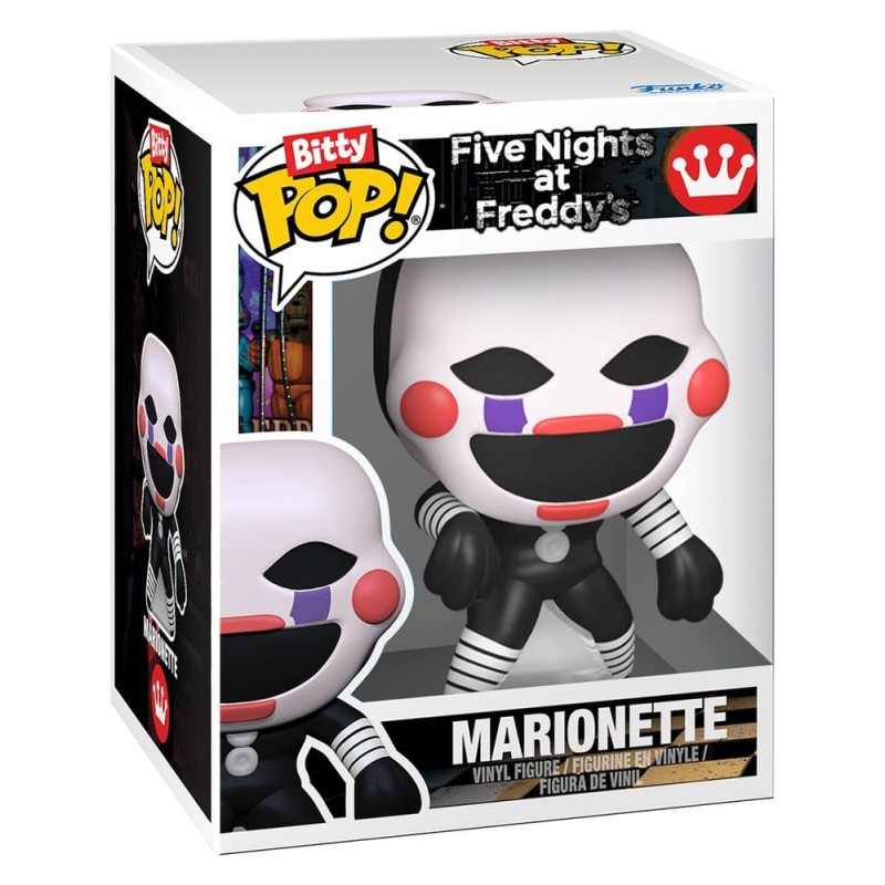 Five Nights at Freddy's pack 2 Bitty POP-figuren! Vinyl Withered Foxy & Marionette 2 cm
