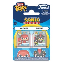Sonic the Hedgehog 2-Pack Bitty POP Figures! Vinyl Knuckles & Shadow 2 cm