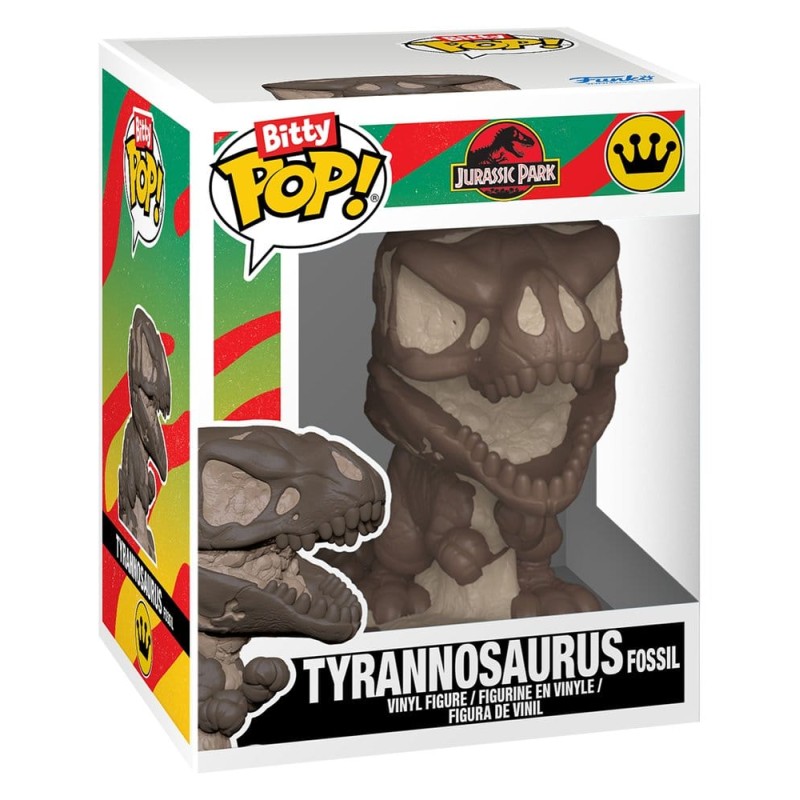 Jurassic Park pack 2 figurines Bitty POP! Vinyl Tyrannosaurus Fossil & Dilophosaurus 2 cm