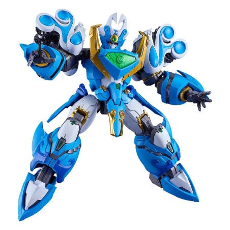 Mado King Granzort Plastic Model Kit Moderoid King's Style Aquabeat Gold Edition 18 cm