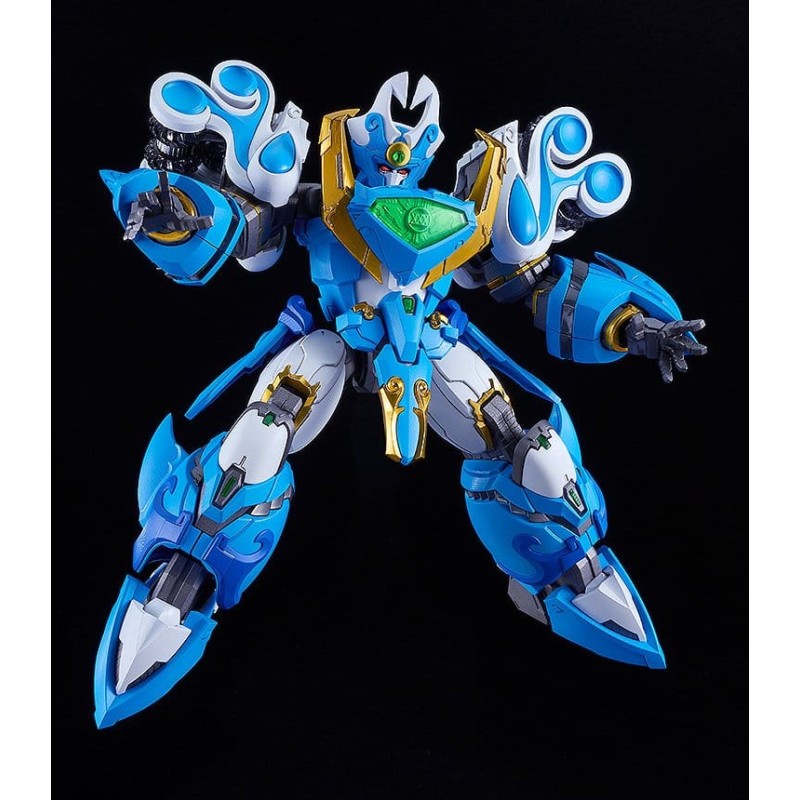 Mado King Granzort Plastic Model Kit Moderoid King's Style Aquabeat Gold Edition 18 cm
