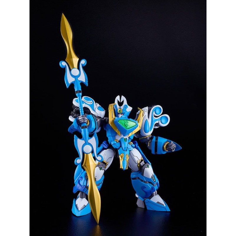 Mado King Granzort Plastic Model Kit Moderoid King's Style Aquabeat Gold Edition 18 cm