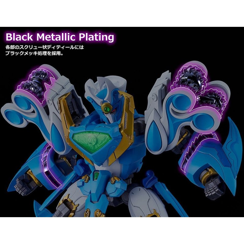Mado King Granzort Plastic Model Kit Moderoid King's Style Aquabeat Gold Edition 18 cm