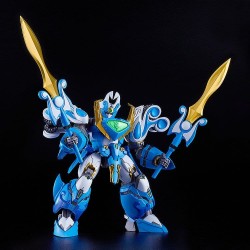 Mado King Granzort Plastic Model Kit Moderoid King's Style Aquabeat Gold Edition 18 cm