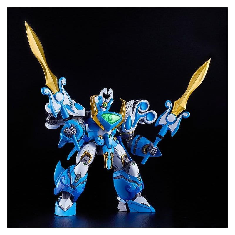 Mado King Granzort Plastic Model Kit Moderoid King's Style Aquabeat Gold Edition 18 cm