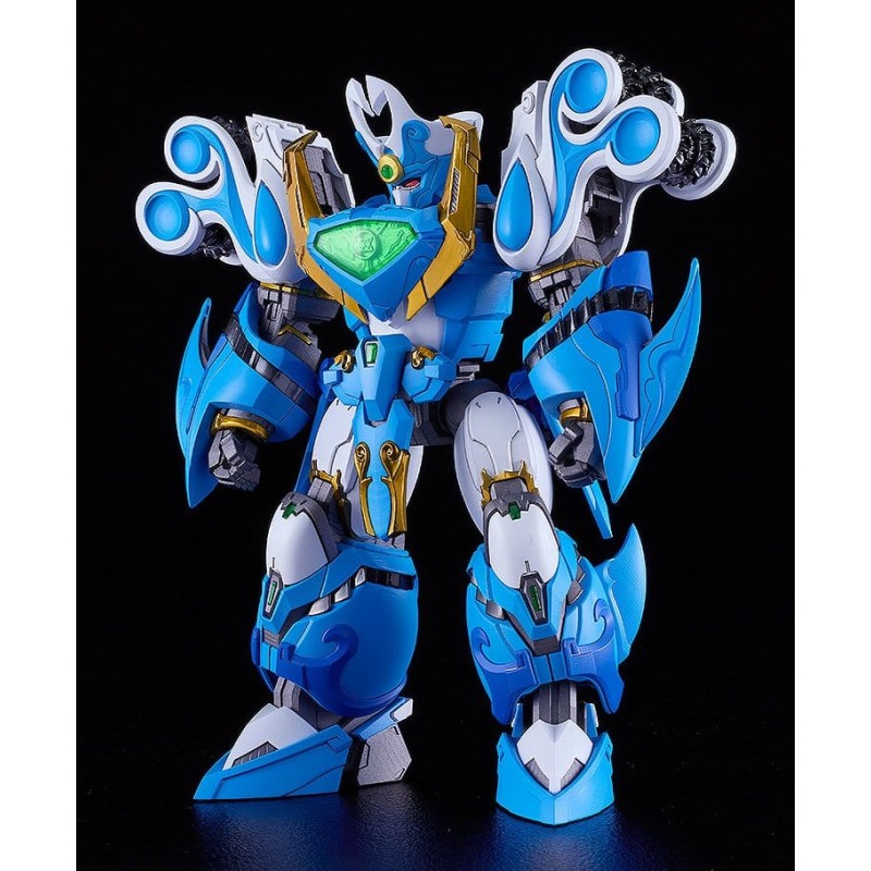 Mado King Granzort Plastic Model Kit Moderoid King's Style Aquabeat Gold Edition 18 cm