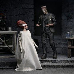 Universal Monsters 2 Pack Beeldjes Bride of Frankenstein 90-jarig jubileum Het Monster & Zijn Maat 18 cm