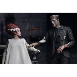 Universal Monsters 2 pack figurines Bride of Frankenstein 90th Anniversary The Monster & His Mate 18 cm