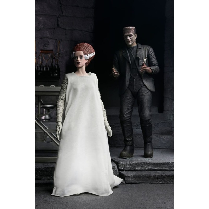 Universal Monsters 2 pack figurines Bride of Frankenstein 90th Anniversary The Monster & His Mate 18 cm