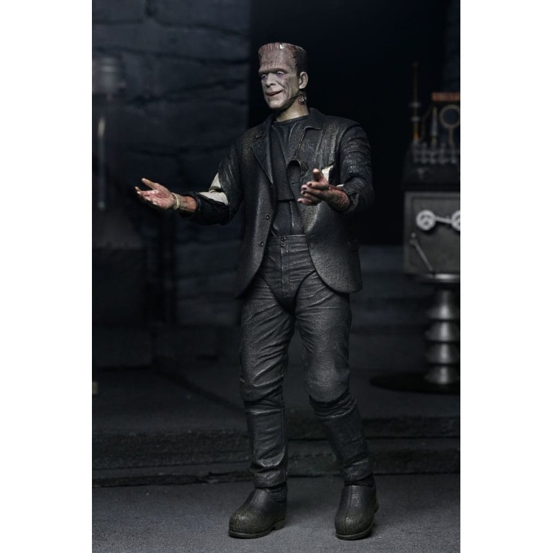 Universal Monsters 2 Pack Beeldjes Bride of Frankenstein 90-jarig jubileum Het Monster & Zijn Maat 18 cm