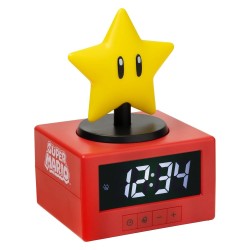 Super Mario Icon réveil Super Star 15 cm
