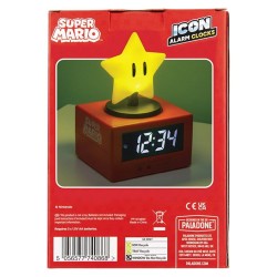 Super Mario Icon réveil Super Star 15 cm