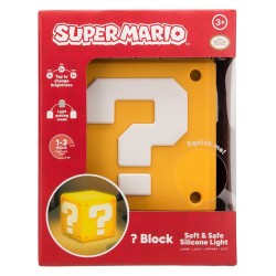 Super Mario SquishyGlo lampe Question Block Rechargeable 13 cm