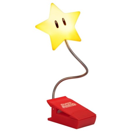 Super Mario lampe Super Star Clip 33 cm