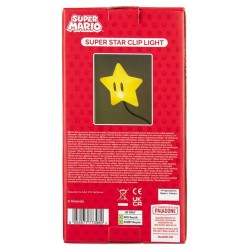 Super Mario Super Star Clip Lamp 33 cm