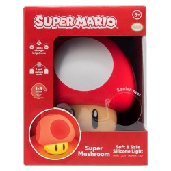 Super Mario SquishyGlo lampe Super Mushroom Rechargeable 15 cm