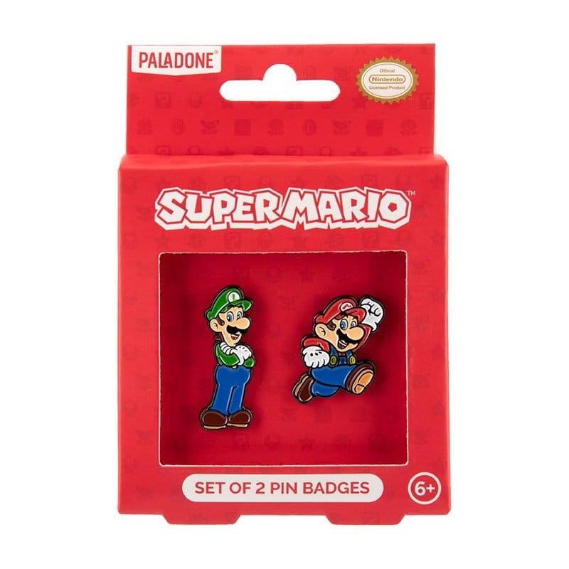 Super Mario pin 2-pack