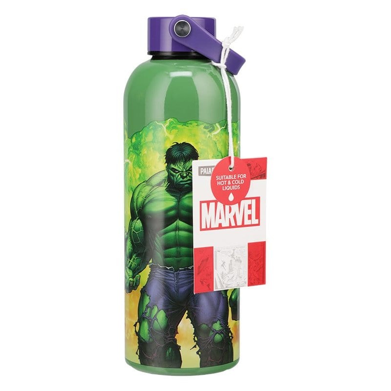 Marvel Universe bouteille d'eau en métal Hulk avec dragonne