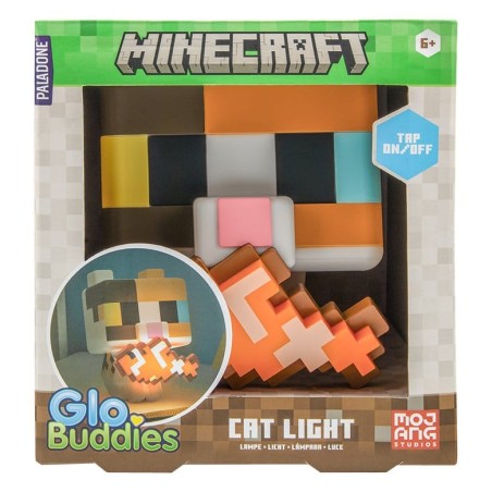 Minecraft lampe GloBuddies Cat 15 cm
