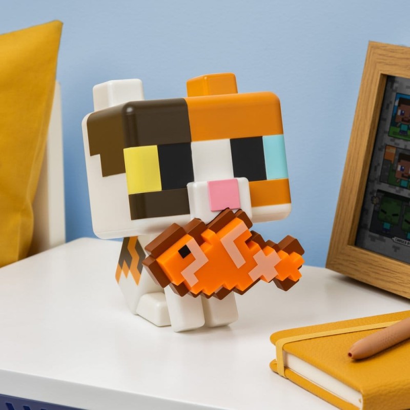 Minecraft GloBuddies Katlamp 15 cm