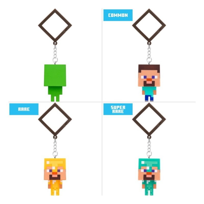 Minecraft blind box assortiment onthult sleutelhangers (24)