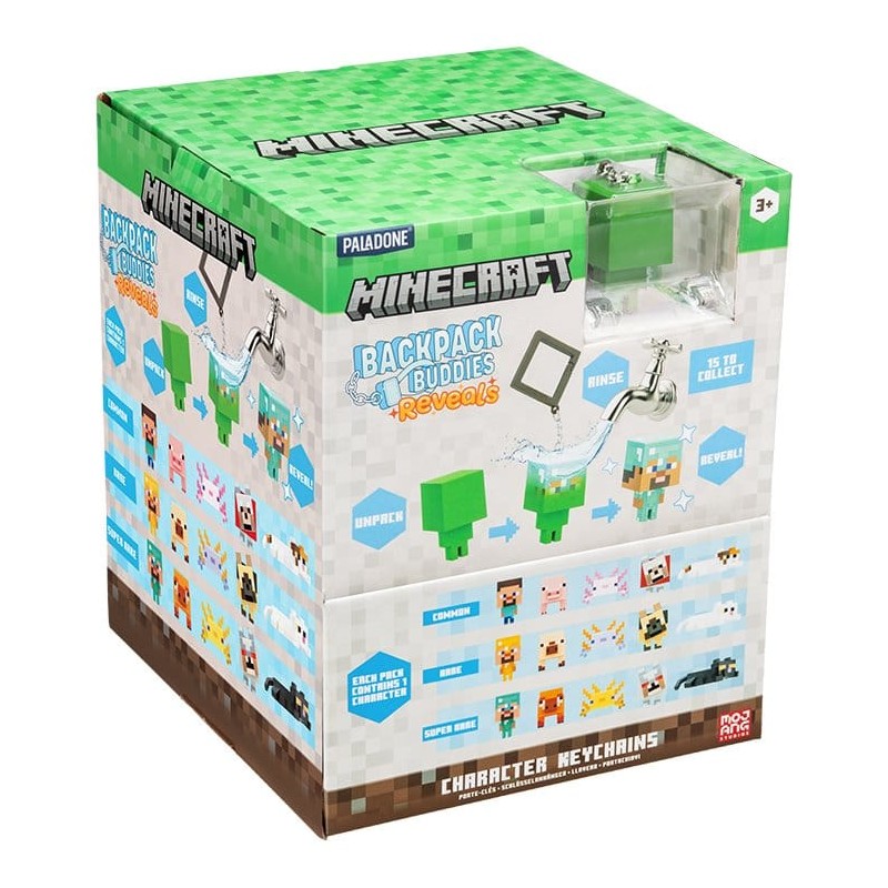 Minecraft blind box assortiment Reveals porte-clés (24)