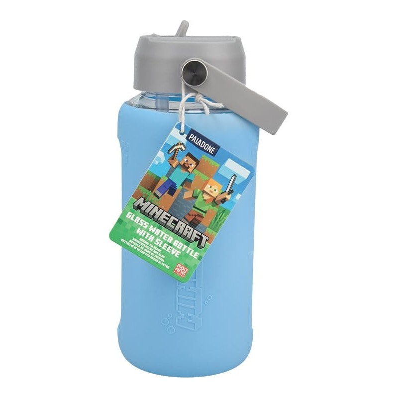 Minecraft glazen waterfles met hoes