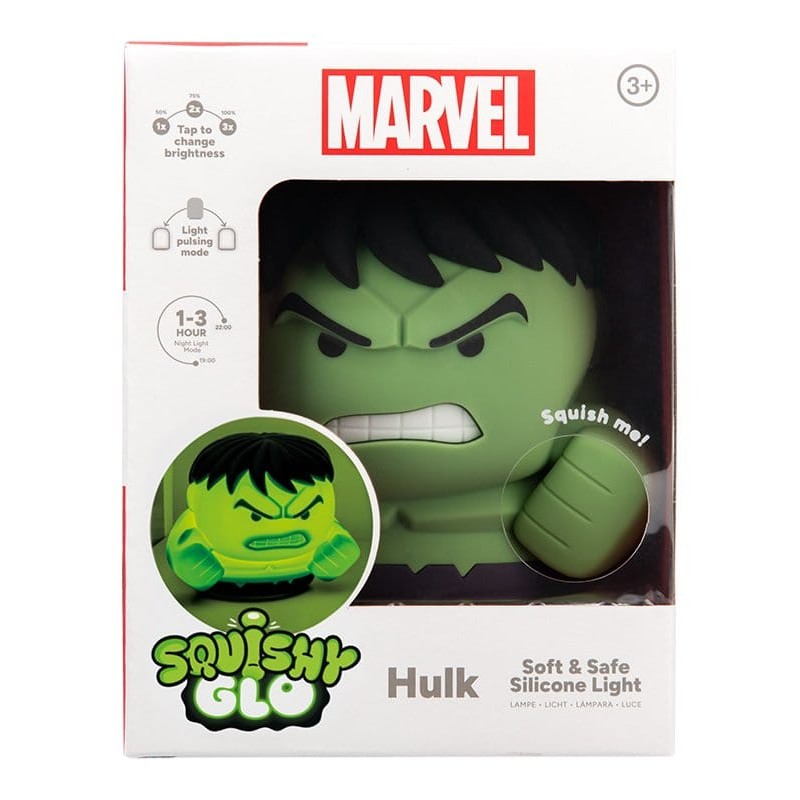 Marvel Universe SquishyGlo lampe Hulk Rechargeable 15 cm
