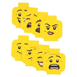Lego pack 8 sous-verres Cartes