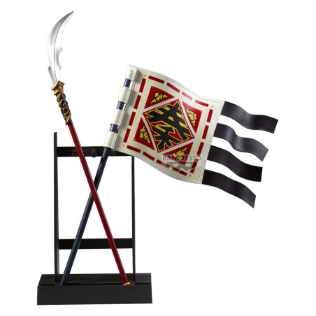 Kingdom Grandista PVC-figuur Ver. B Shin's vlag & Ohki's Glaive 32 cm