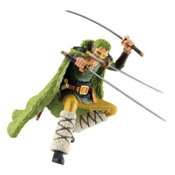 One Piece Cross Posing figurine PVC Roronoa Zoro 18 cm