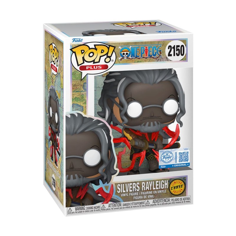 One Piece POP! Animation Vinyl figures Silvers Rayleigh with Chase Exclusive 9 cm (6)