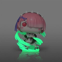 Re:Zero POP! Plus Vinyl Figure Ram (Wind Magic) (Glow) Exclusief 9 cm