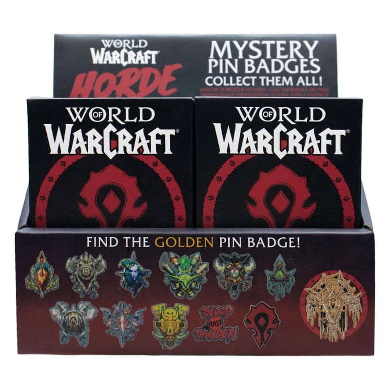 World of Warcraft Pin's Mystère Horde Présentoir Boîte Aveugle (12)