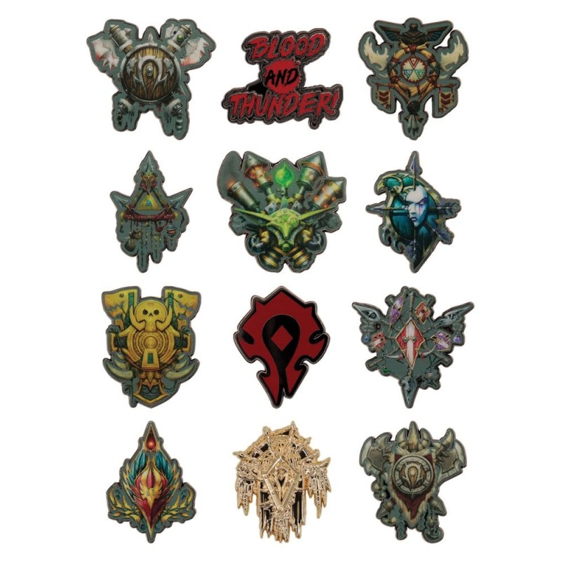 World of Warcraft Pin's Mystère Horde Présentoir Boîte Aveugle (12)