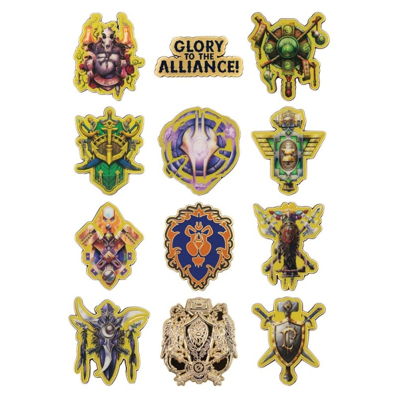 World of Warcraft Pin's Alliance Présentoir Boîte Aveugle (12)