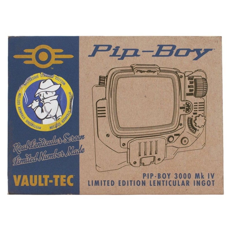 Fallout Lingot Pip-Boy Limited Edition Lenticular Mysterious Stranger Variant