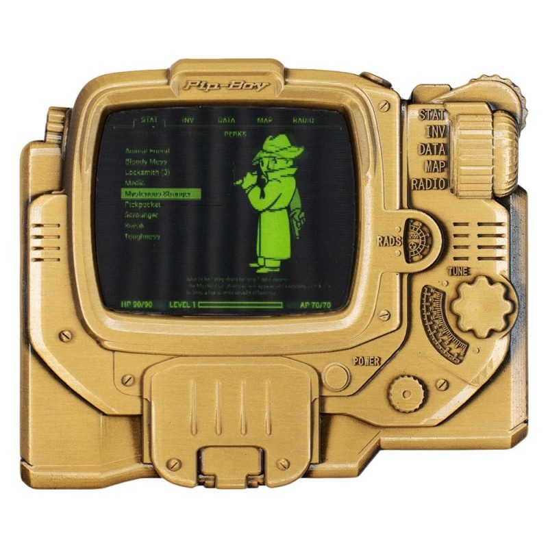 Fallout Lingot Pip-Boy Limited Edition Lenticular Mysterious Stranger Variant
