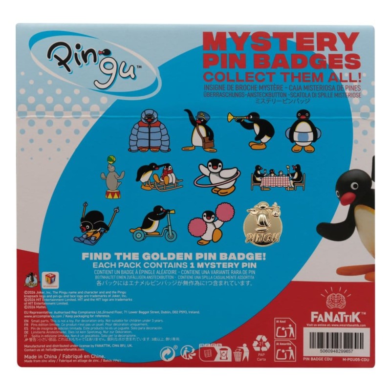 Pingu Pin's Mystère Présentoir Boîte Aveugle (12)