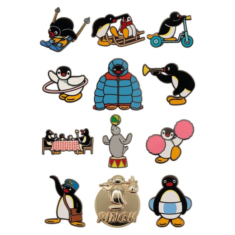 Pingu Pin's Mystère Présentoir Boîte Aveugle (12)