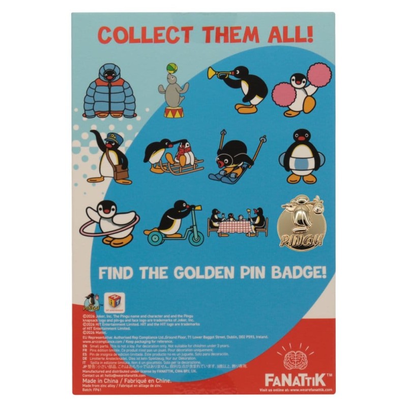 Pingu Pin's Mystère Présentoir Boîte Aveugle (12)