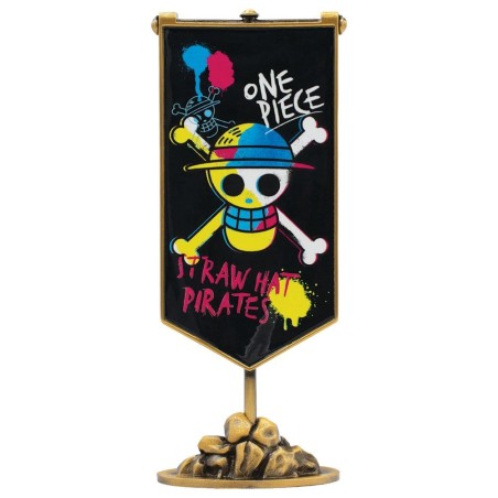 One Piece replica Straw Hat Pirates Metal Banner 11 x 6 cm