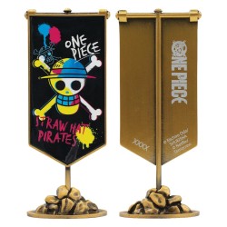 One Piece replica Straw Hat Pirates Metal Banner 11 x 6 cm