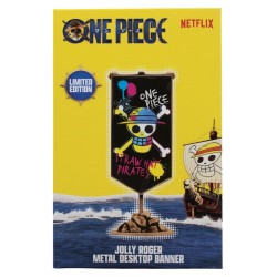 One Piece replica Straw Hat Pirates Metal Banner 11 x 6 cm